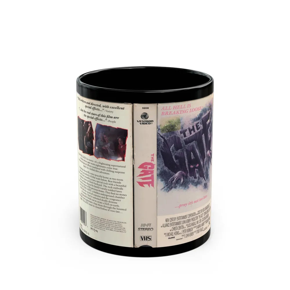 THE GATE (VHS COVER) - Black Coffee Mug-11oz-Go Mug Yourself