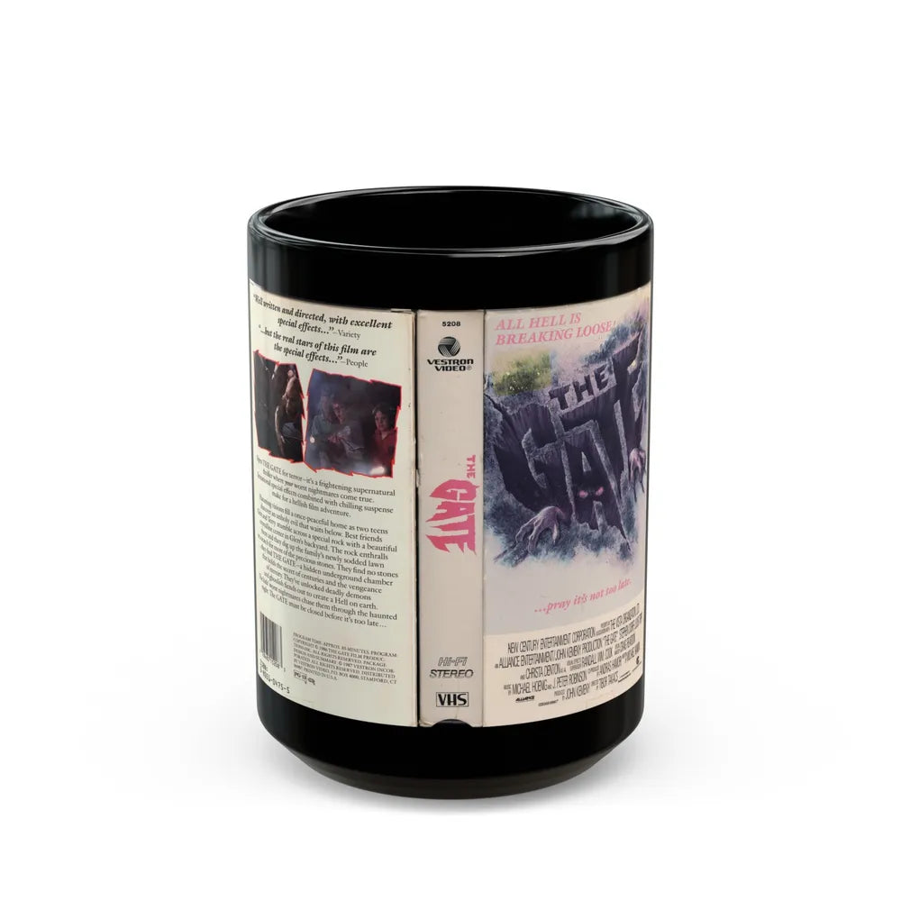 THE GATE (VHS COVER) - Black Coffee Mug-15oz-Go Mug Yourself