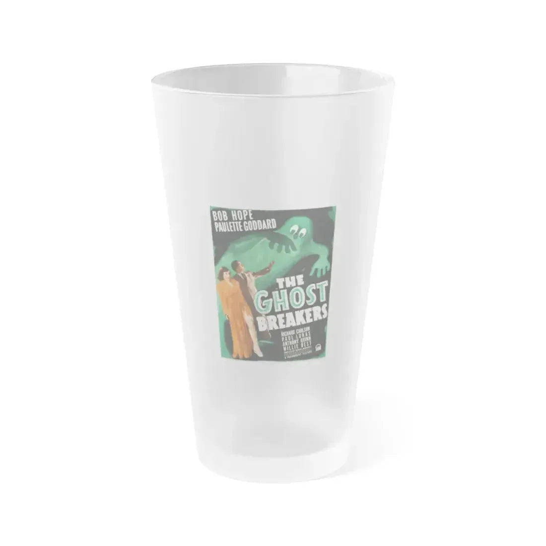THE GHOST BREAKERS (2) 1940 Movie Poster - Frosted Pint Glass 16oz 16oz Frosted - Go Mug Yourself