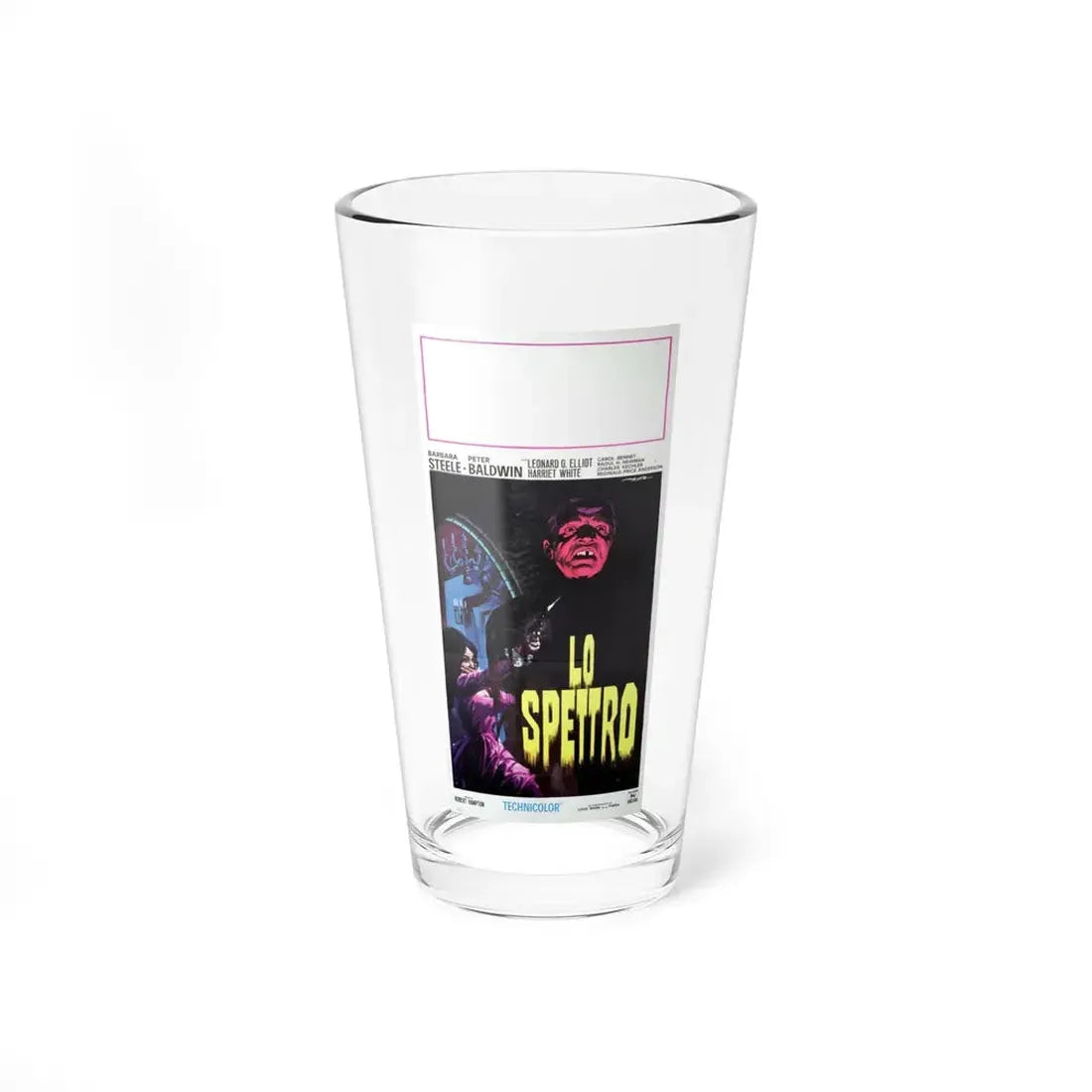 THE GHOST (ITALIAN) 1963 Movie Poster - Pint Glass 16oz 16oz - Go Mug Yourself