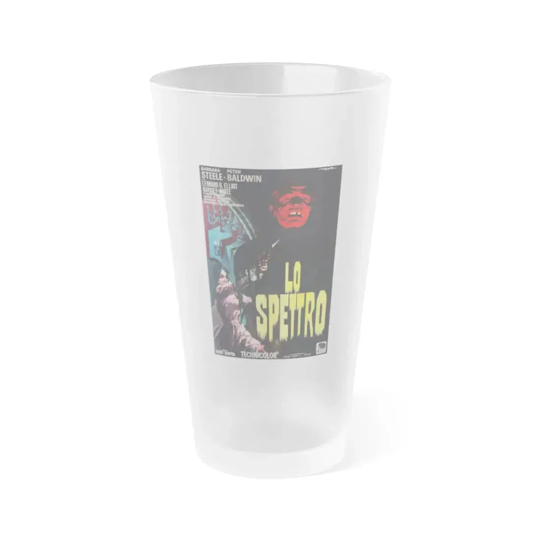 THE GHOST (ITALIAN) 2 1963 Movie Poster - Frosted Pint Glass 16oz 16oz Frosted - Go Mug Yourself