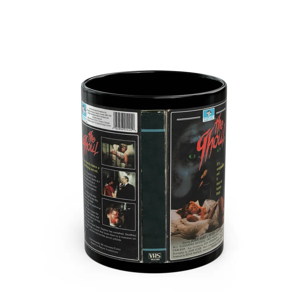 THE GHOUL (VHS COVER) - Black Coffee Mug-11oz-Go Mug Yourself