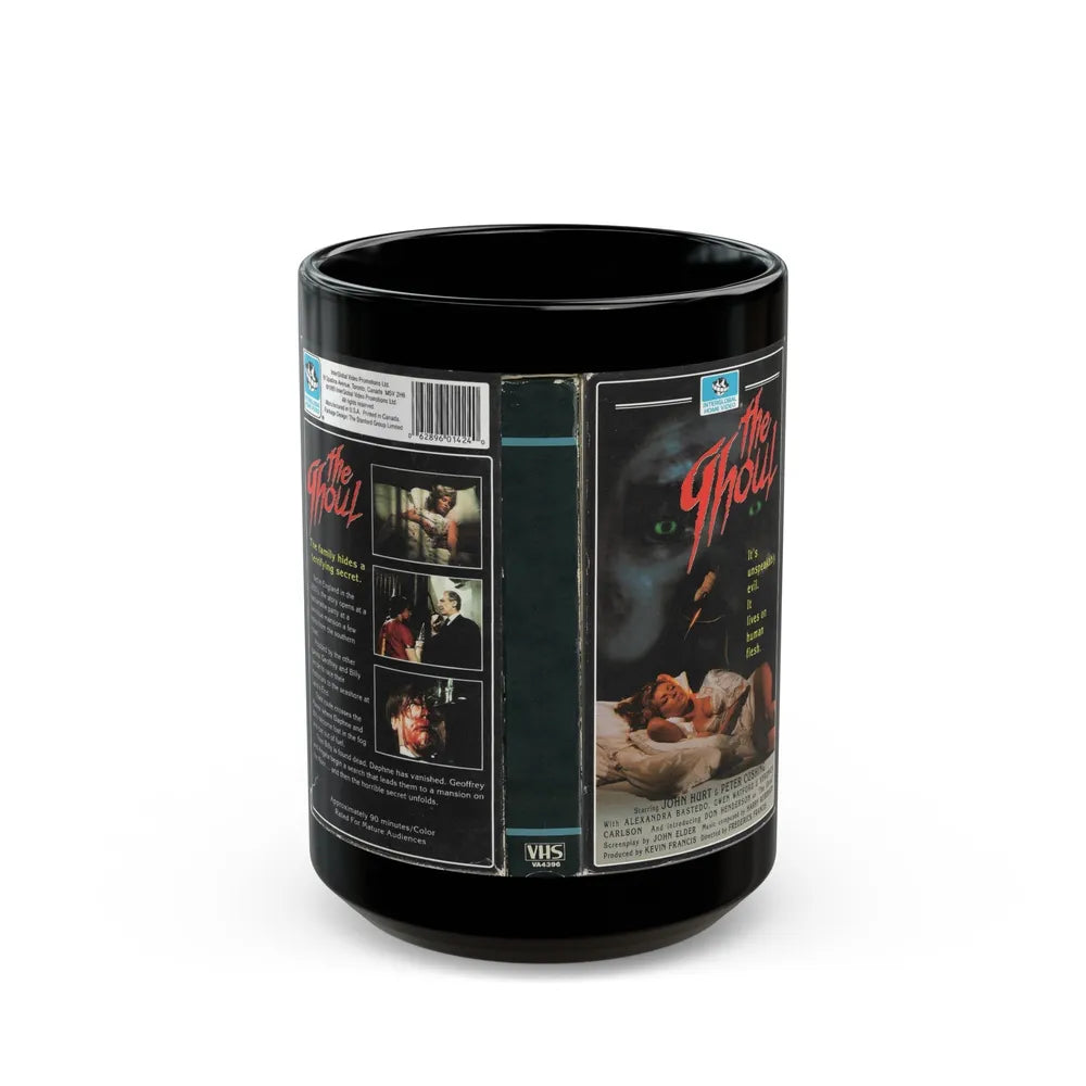 THE GHOUL (VHS COVER) - Black Coffee Mug-15oz-Go Mug Yourself