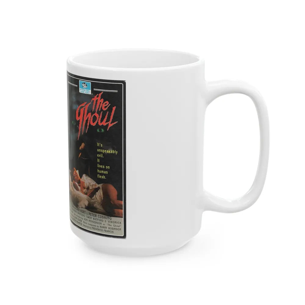 THE GHOUL (VHS COVER) - White Coffee Mug-Go Mug Yourself