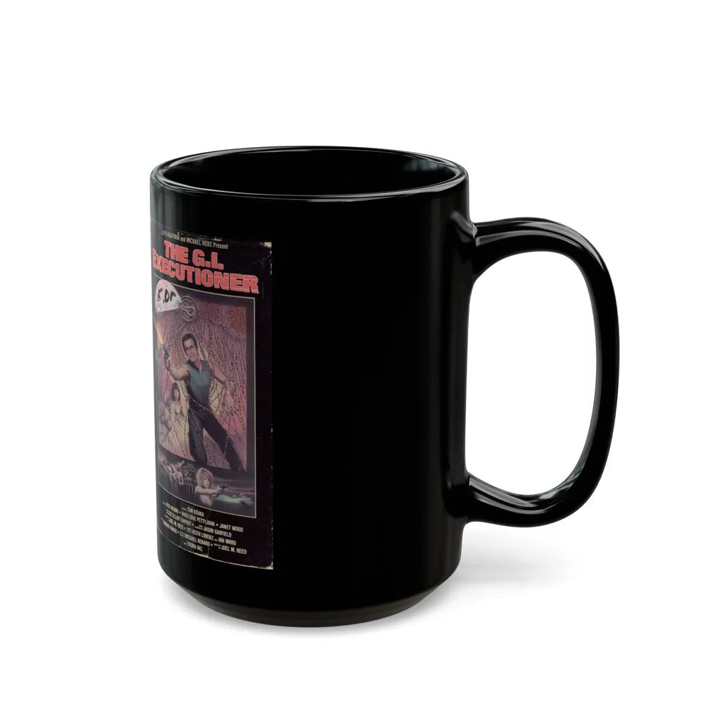 THE GI EXECUTIONER (VHS COVER) - Black Coffee Mug-Go Mug Yourself