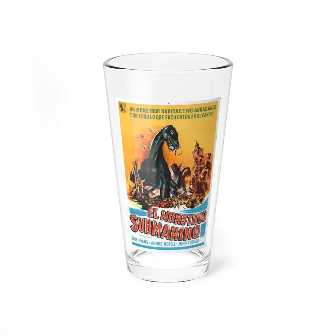 THE GIANT BEHEMOTH (SPANISH) 1959 Movie Poster - Pint Glass 16oz 16oz - Go Mug Yourself