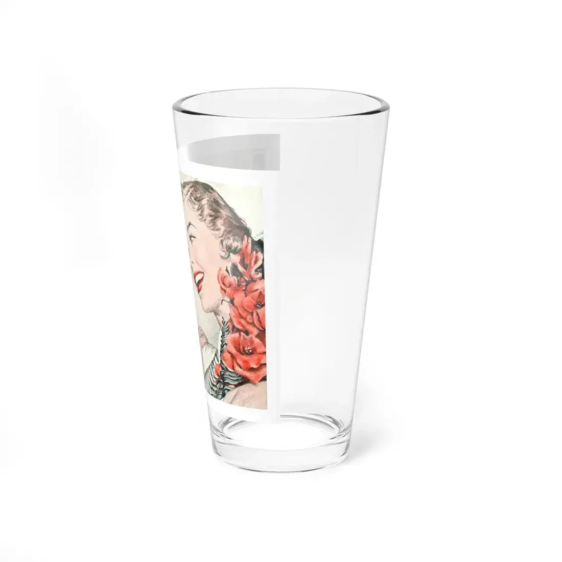 The Gift by Margaret Baumann, Collier's magazine, 1951 (Magazine Illustration) Pint Glass 16oz - Go Mug Yourself