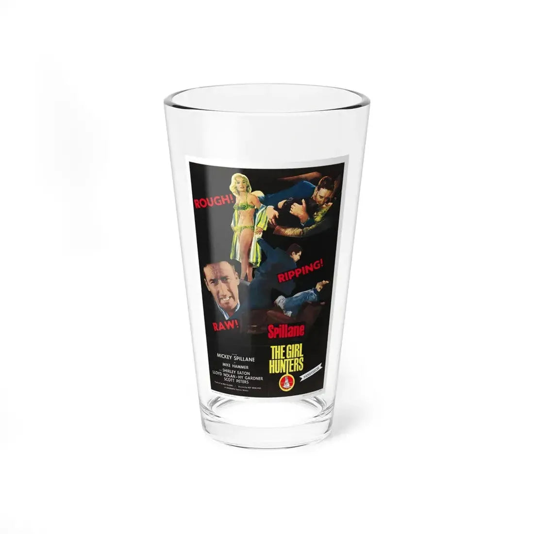 THE GIRL HUNTERS 1963 Movie Poster - Pint Glass 16oz 16oz - Go Mug Yourself