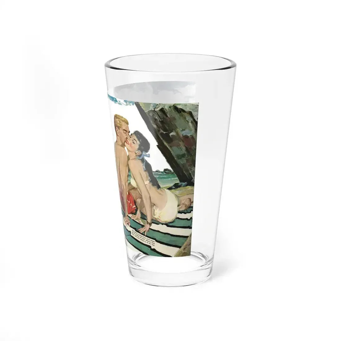 The Girl Who Run Away..., Today's Woman, April 1953 (Magazine Illustration) Pint Glass 16oz - Go Mug Yourself