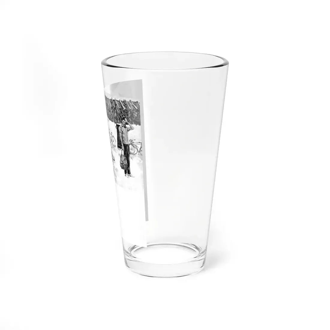 The Girl With Fifteen Speeds by John Savage, Woman magazine, 1967 (Magazine Illustration) Pint Glass 16oz - Go Mug Yourself