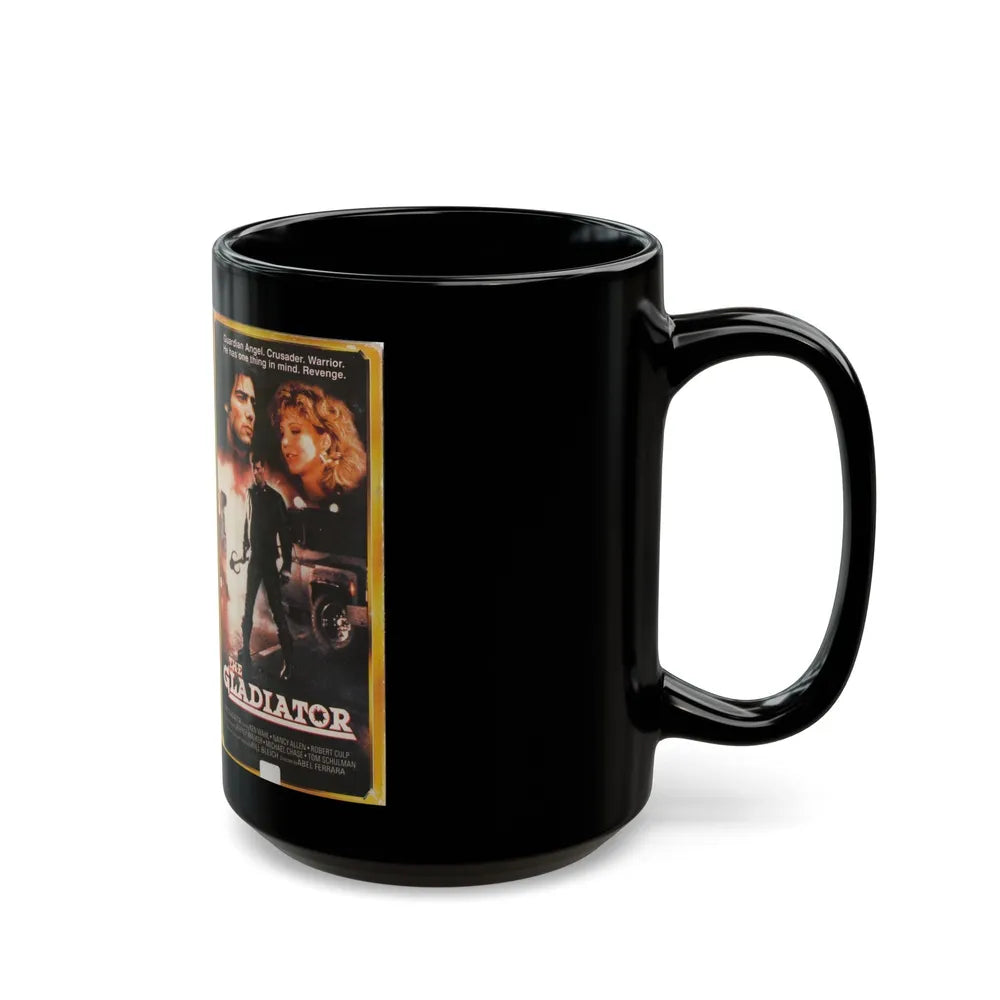 THE GLADIATOR STARMAKER (VHS COVER) - Black Coffee Mug-Go Mug Yourself