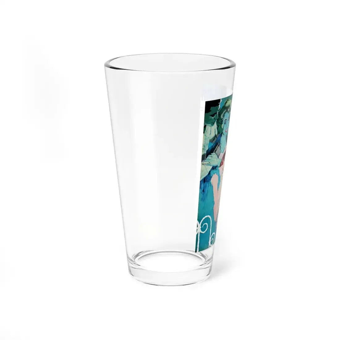 The Gladioli, Woman's Day with Woman, April 12, 19.. (Magazine Illustration) Pint Glass 16oz - Go Mug Yourself