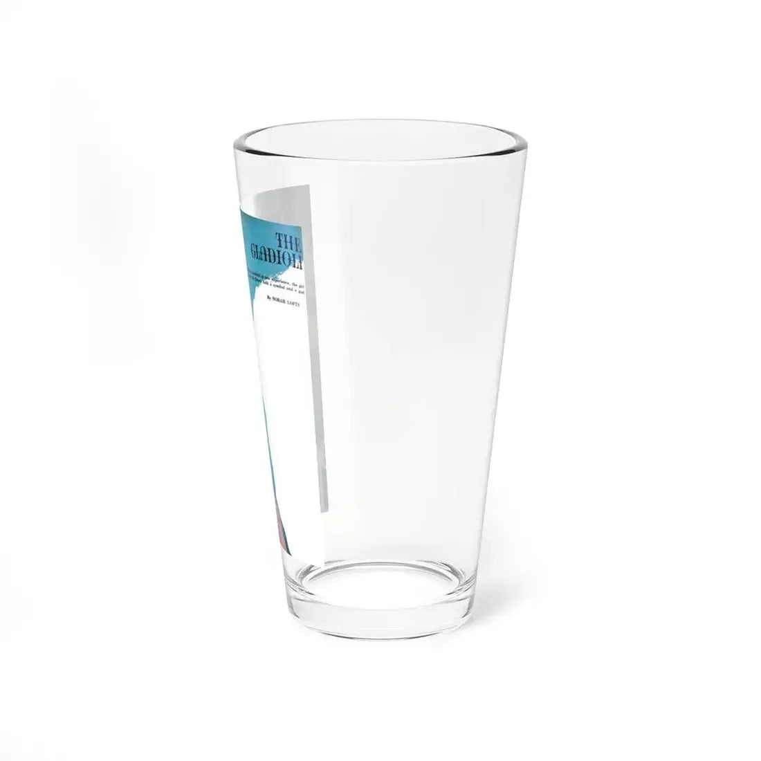 The Gladioli, Woman's Day with Woman, April 12, 19.. (Magazine Illustration) Pint Glass 16oz - Go Mug Yourself