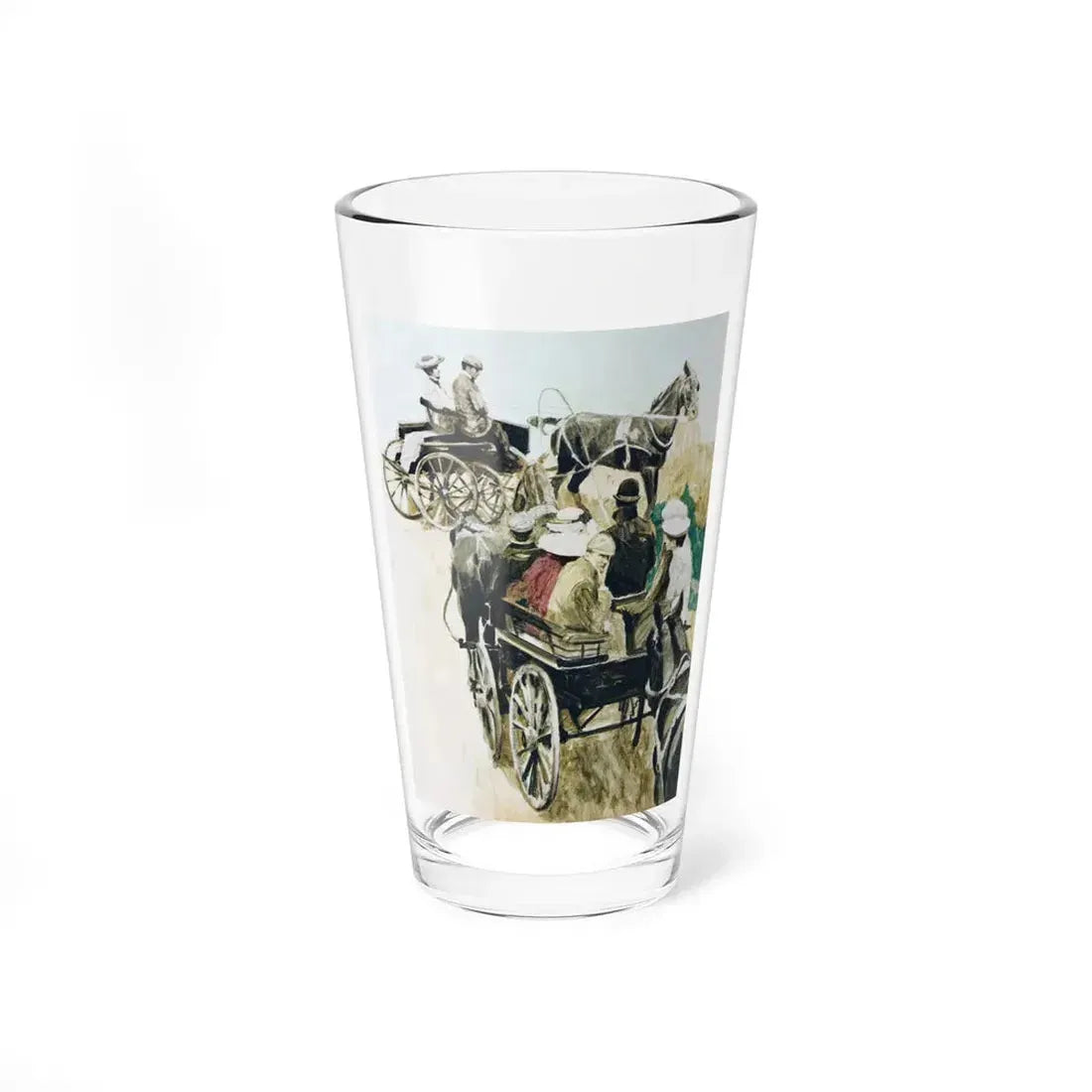 The Glass Peacock by Linden Howard (2), Woman magazine, 1969 (Magazine Illustration) Pint Glass 16oz 16oz - Go Mug Yourself