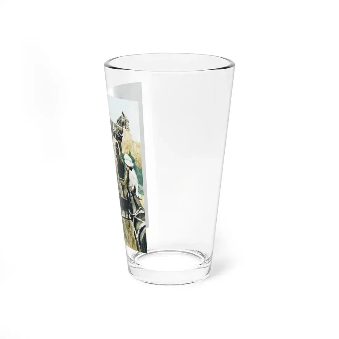 The Glass Peacock by Linden Howard (2), Woman magazine, 1969 (Magazine Illustration) Pint Glass 16oz - Go Mug Yourself