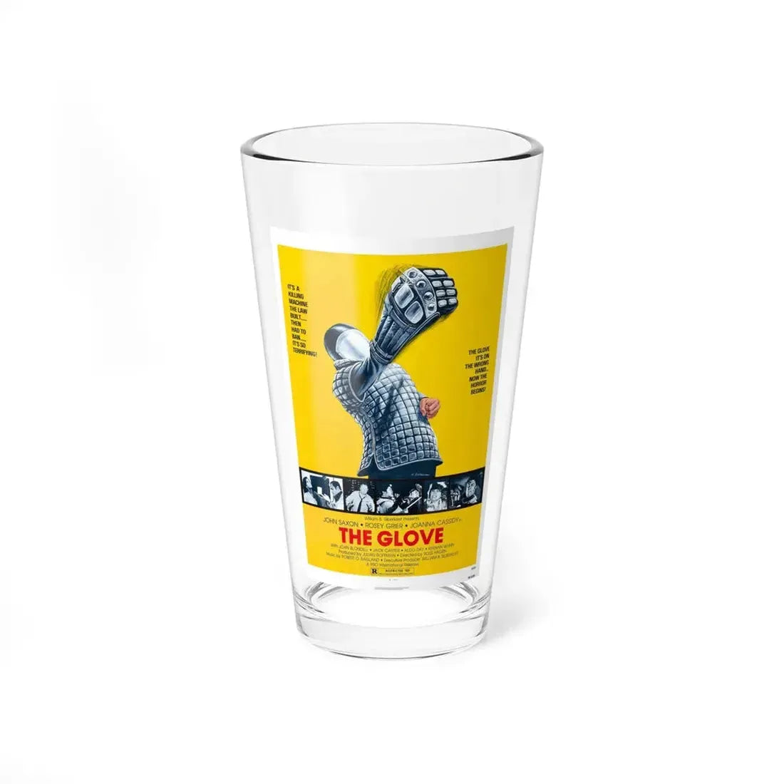 THE GLOVE 1979 Movie Poster - Pint Glass 16oz - Go Mug Yourself