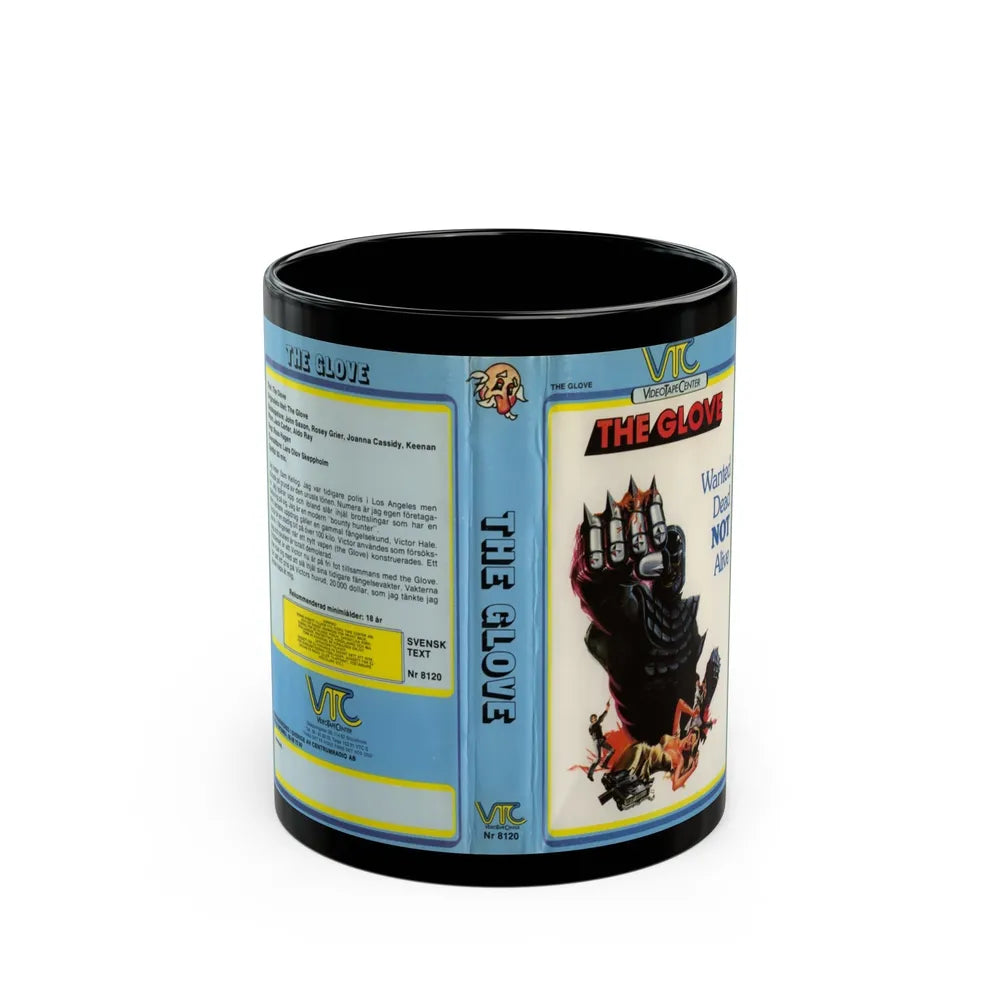 THE GLOVE (VHS COVER) - Black Coffee Mug-11oz-Go Mug Yourself
