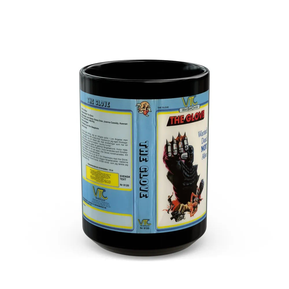 THE GLOVE (VHS COVER) - Black Coffee Mug-15oz-Go Mug Yourself