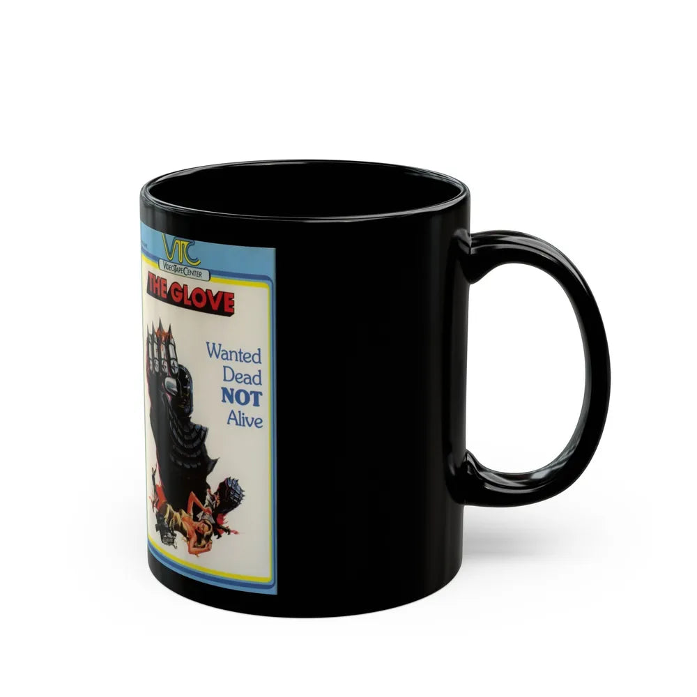 THE GLOVE (VHS COVER) - Black Coffee Mug-Go Mug Yourself