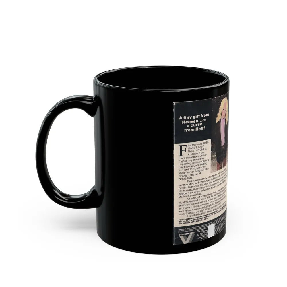 THE GODSEND (VHS COVER) - Black Coffee Mug-Go Mug Yourself