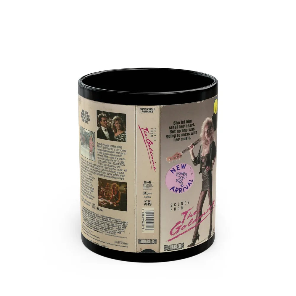 THE GOLDMINE (VHS COVER) - Black Coffee Mug-11oz-Go Mug Yourself
