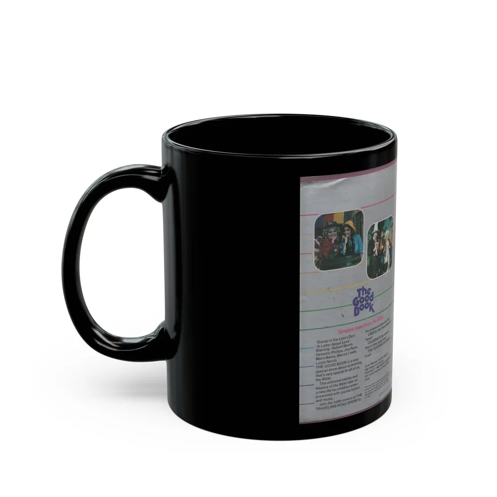 THE GOOD BOOK (VHS COVER) - Black Coffee Mug-Go Mug Yourself