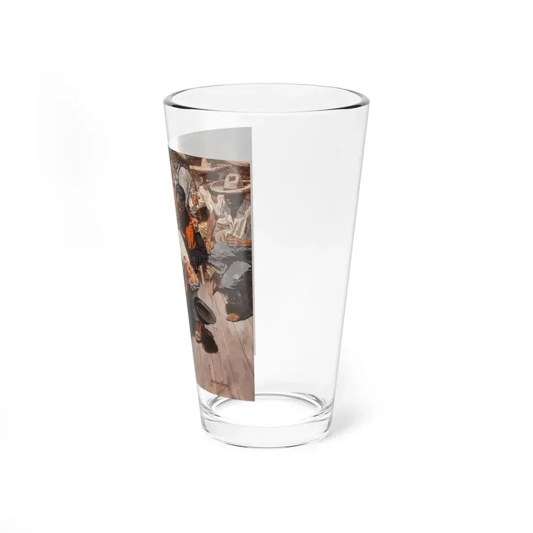 The Good Fight, Argosy magazine cover, 1958 (Magazine Illustration) Pint Glass 16oz - Go Mug Yourself