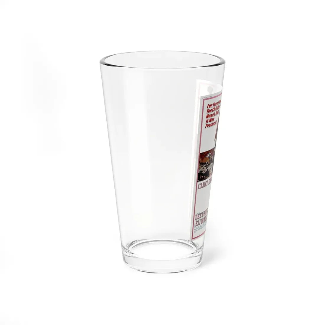 THE GOOD, THE BAD & THE UGLY 1966 Movie Poster - Pint Glass 16oz - Go Mug Yourself