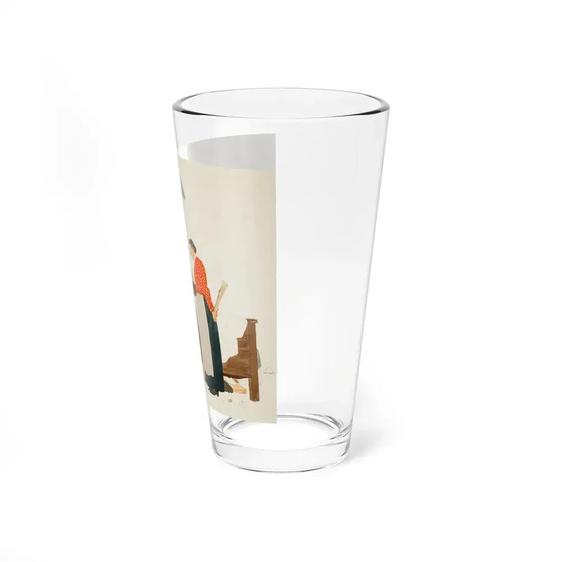 The Gopher Dog, Collier's magazine story illustration, November 13, 1943 (Magazine Illustration) Pint Glass 16oz - Go Mug Yourself