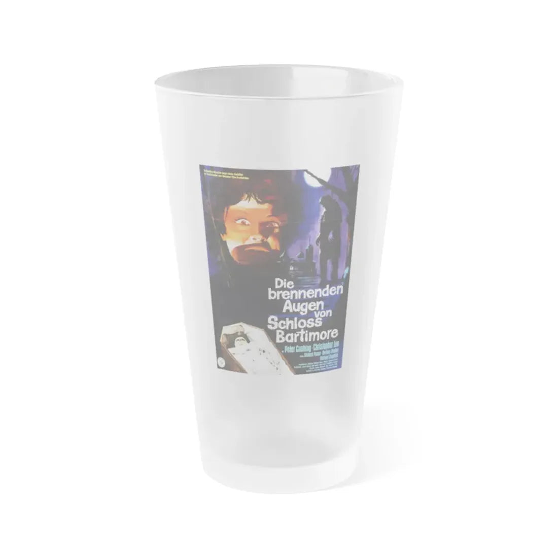 THE GORGON (GERMAN) 1964 Movie Poster - Frosted Pint Glass 16oz Default Title - Go Mug Yourself