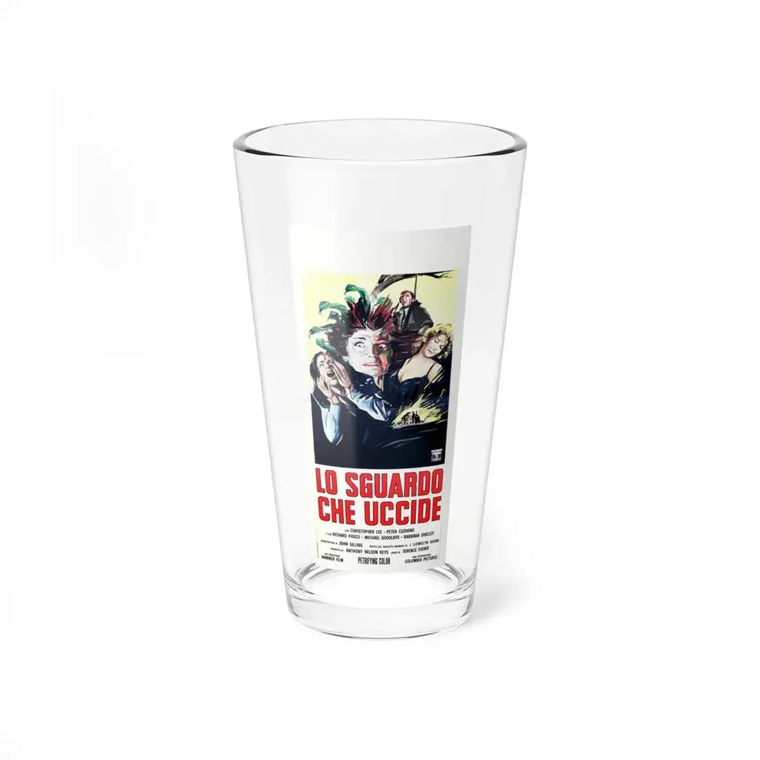 THE GORGON (ITALIAN) 1964 Movie Poster - Pint Glass 16oz 16oz - Go Mug Yourself