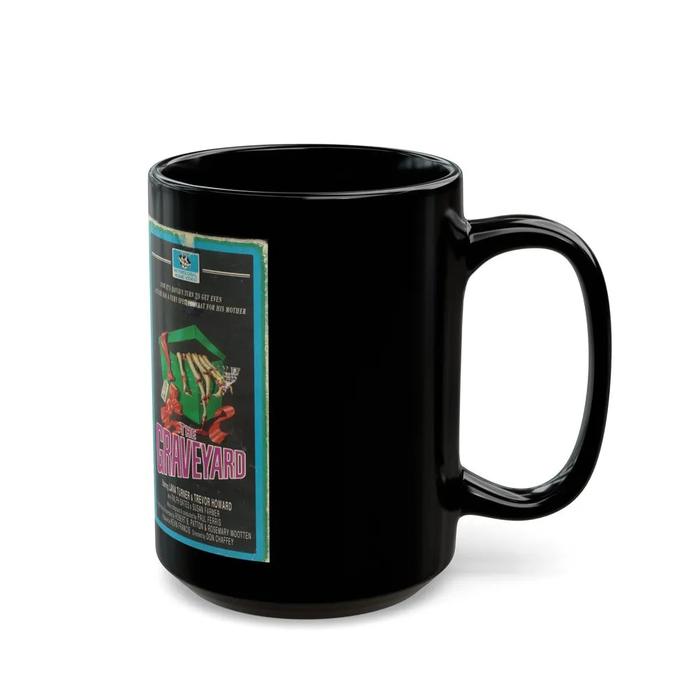 THE GRAVEYARD (VHS COVER) - Black Coffee Mug-Go Mug Yourself