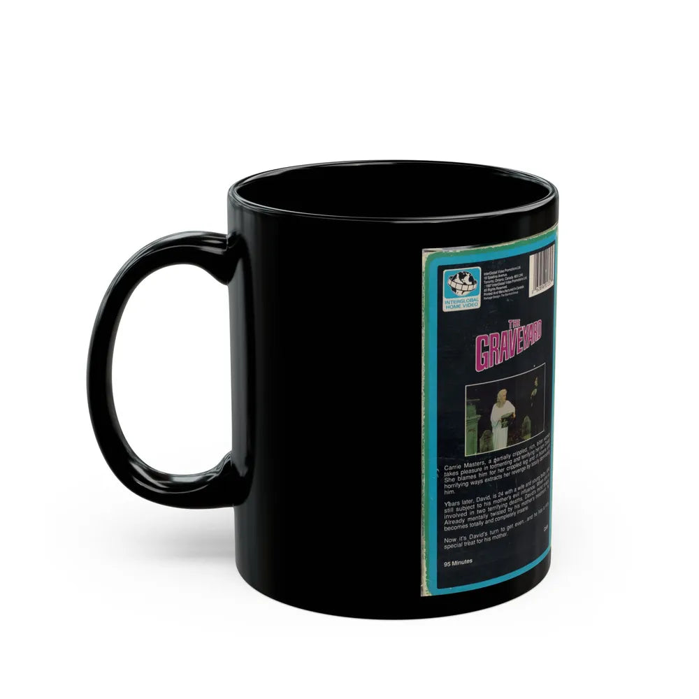 THE GRAVEYARD (VHS COVER) - Black Coffee Mug-Go Mug Yourself