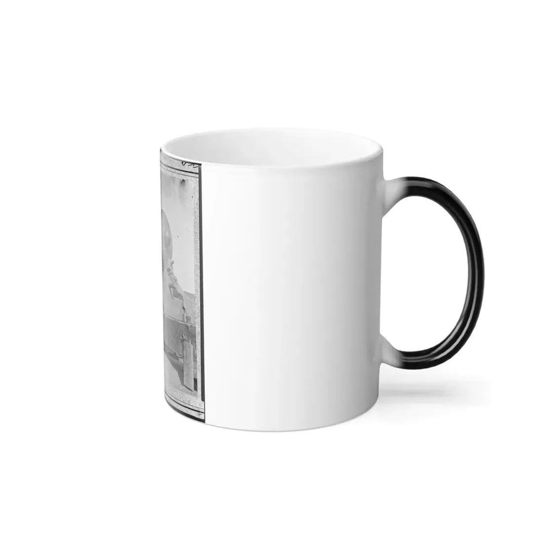 The Gun Jeff Davis, Identified as a Rodman Smooth Bore Gun in Port Royal, South Carolina (U.S. Civil War) Color Changing Coffee Mug 11oz - Go Mug Yourself