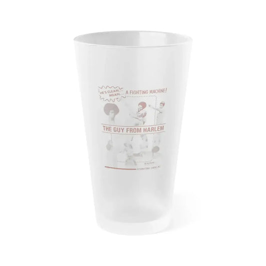 THE GUY FROM HARLEM 1977 Movie Poster - Frosted Pint Glass 16oz 16oz Frosted - Go Mug Yourself
