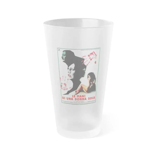 THE HANDS OF A SINGLE WOMAN 1979 Movie Poster - Frosted Pint Glass 16oz 16oz Frosted - Go Mug Yourself