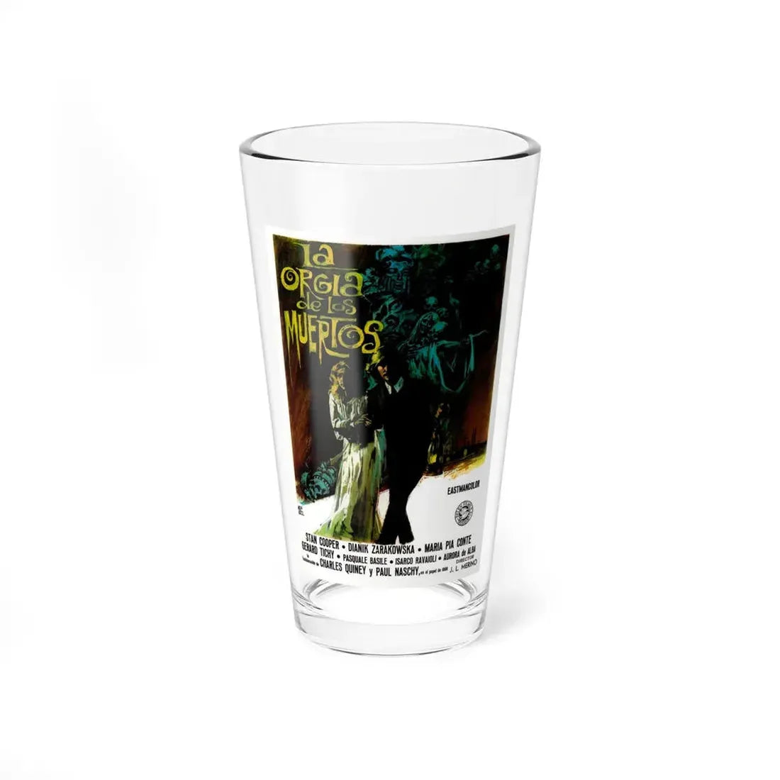 THE HANGING WOMAN (SPANISH) 1973 Movie Poster - Pint Glass 16oz 16oz - Go Mug Yourself