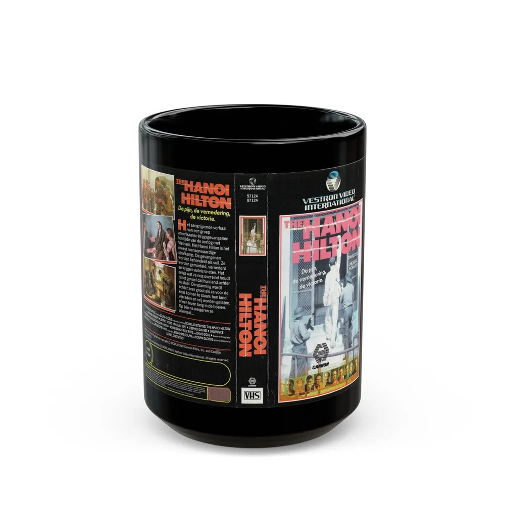 THE HANOI HILTON (VHS COVER) - Black Coffee Mug-15oz-Go Mug Yourself