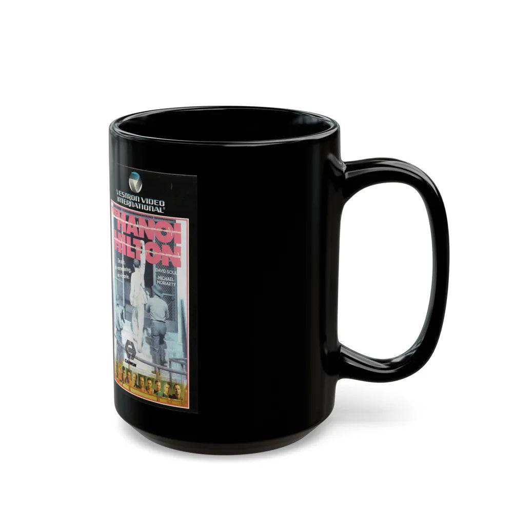 THE HANOI HILTON (VHS COVER) - Black Coffee Mug-Go Mug Yourself