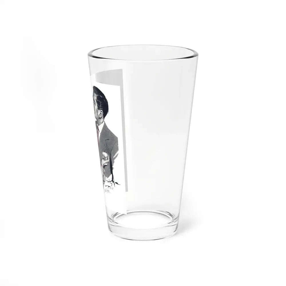 The Happy Ones by Maurice Edelman, Woman's Own, 1956 (Magazine Illustration) Pint Glass 16oz - Go Mug Yourself