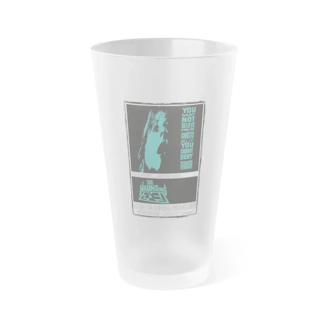 THE HAUNTING 1963 Movie Poster - Frosted Pint Glass 16oz Default Title - Go Mug Yourself