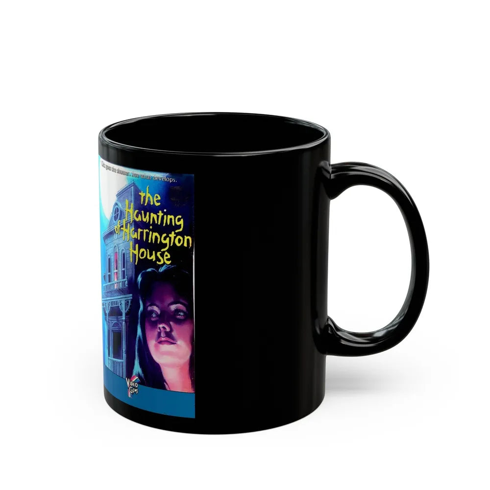 THE HAUNTING OF HARRINGTON HOUSE USA VHS (VHS COVER) - Black Coffee Mug-Go Mug Yourself