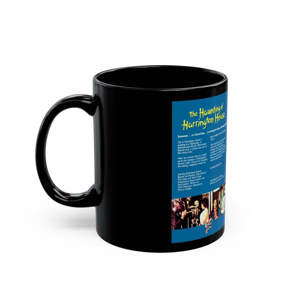 THE HAUNTING OF HARRINGTON HOUSE USA VHS (VHS COVER) - Black Coffee Mug-Go Mug Yourself
