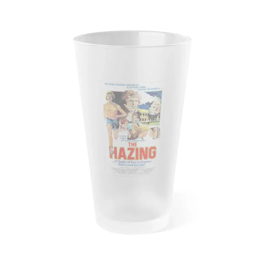 THE HAZING (CURIOUS CASE OF THE CAMPUS CORPSE) 1977 Movie Poster - Frosted Pint Glass 16oz Default Title - Go Mug Yourself