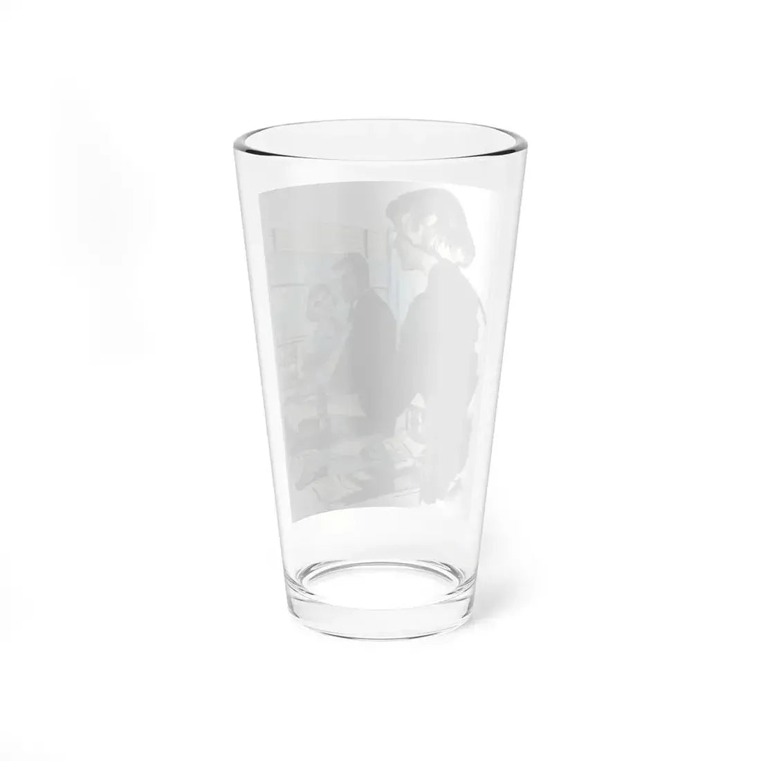 The Heart Knows Best by Rachel Lindsay (1), Woman's Own magazine, 1957 (Magazine Illustration) Pint Glass 16oz - Go Mug Yourself