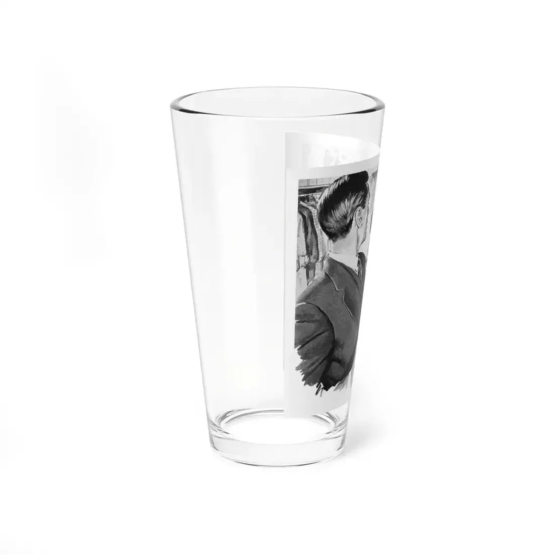 The Heart Knows Best by Rachel Lindsay (2), Woman's Own magazine, 1957 (Magazine Illustration) Pint Glass 16oz - Go Mug Yourself