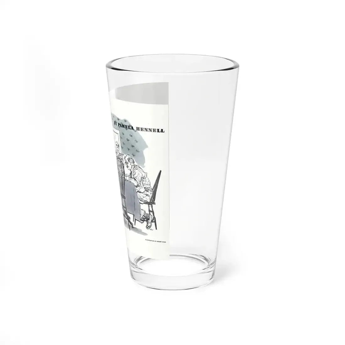 The Heartless MacDougals, The American Magazine, September 1951 (Magazine Illustration) Pint Glass 16oz - Go Mug Yourself