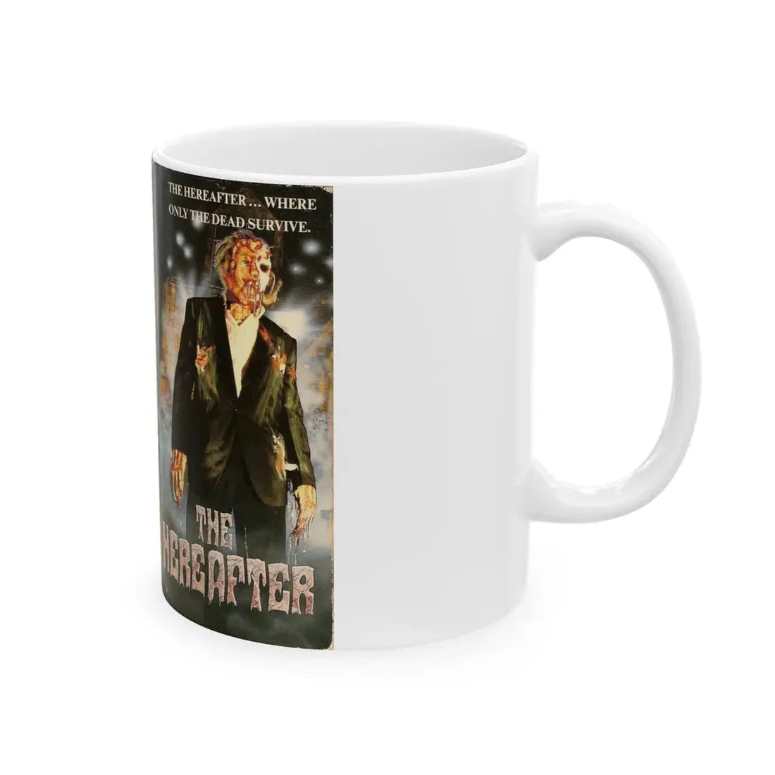 THE HEREAFTER (VHS COVER) - White Coffee Mug - Go Mug Yourself