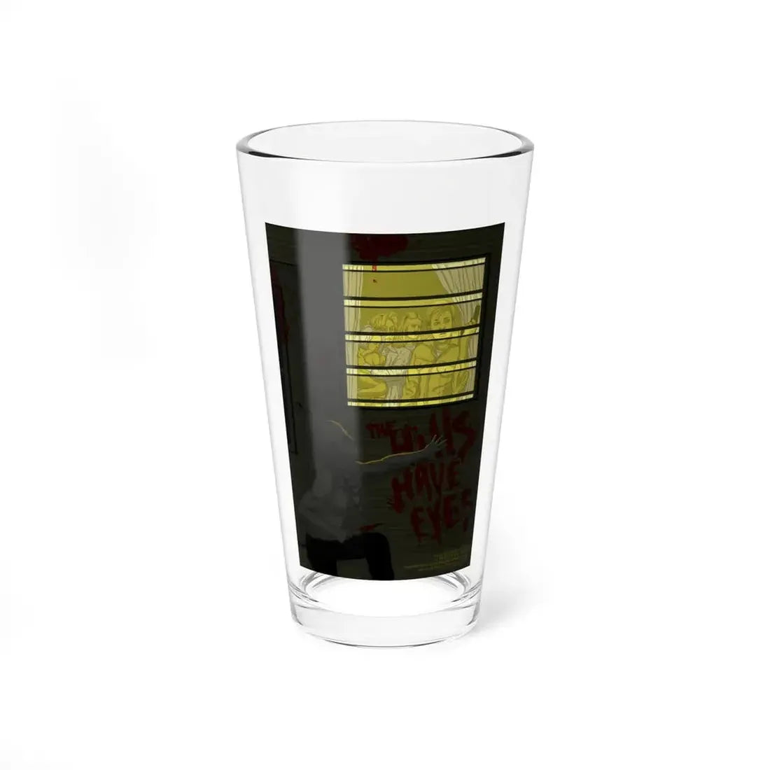 THE HILLS HAVE EYES (MONDO) 1977 Movie Poster - Pint Glass 16oz 16oz - Go Mug Yourself