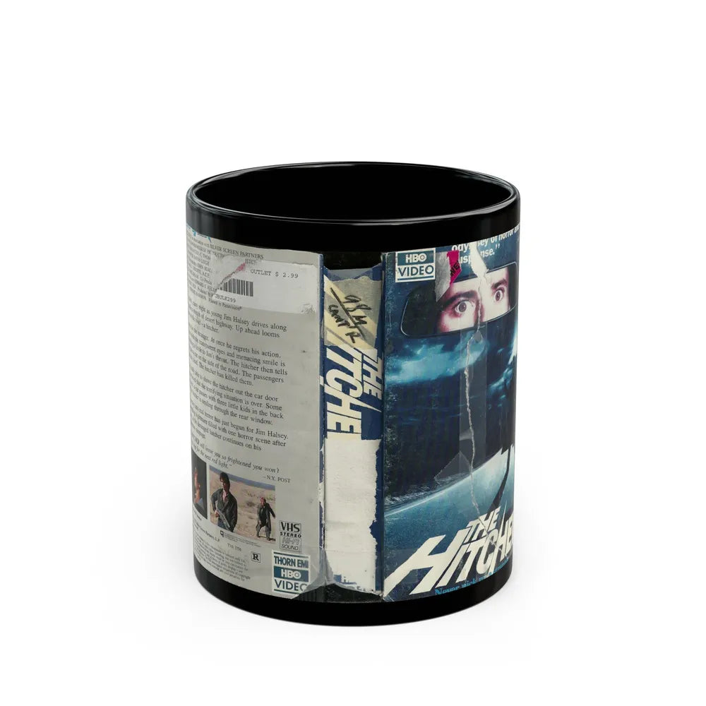 THE HITCHER (VHS COVER) - Black Coffee Mug-11oz-Go Mug Yourself